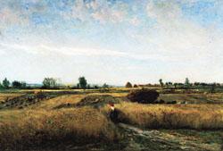 Charles-Francois Daubigny Harvest France oil painting art